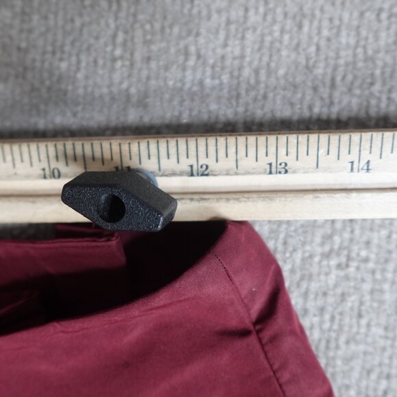 Jil Sander Womens Skirt 4 Red Solid A-Line Pleated Made in Italy - Picture 9 of 13